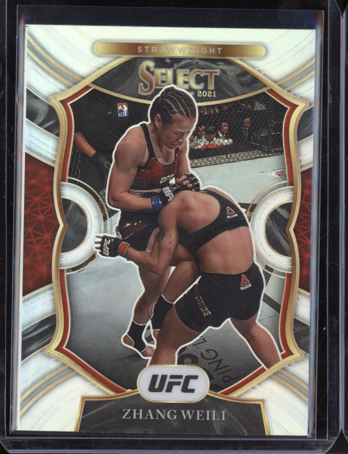 Zhang Weili 2021 Panini Select UFC Concourse Silver Prizm