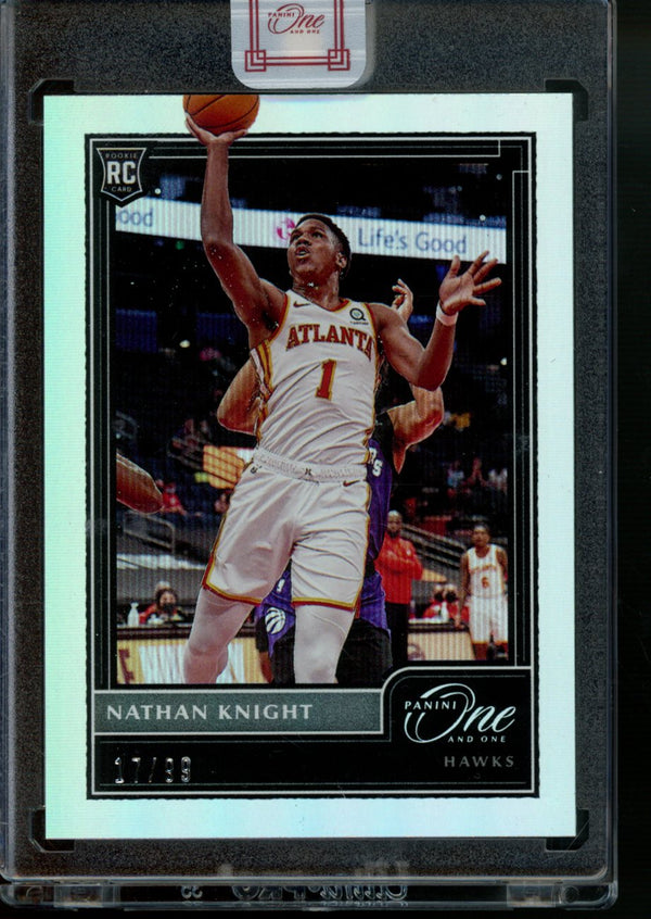 Nathan Knight 2020-21 Panini One and One RC 17/99