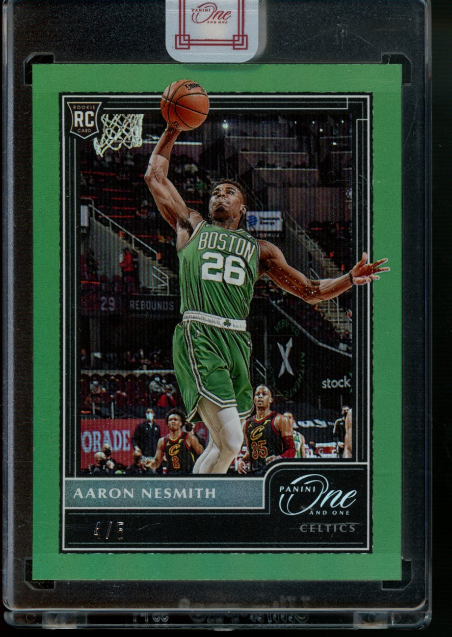 Aaron Nesmith 2020-21 Panini One and One Green 4/5