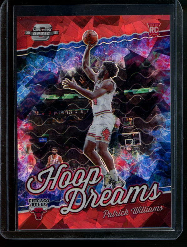 Patrick Williams 2020-21 Panini Contenders Optic Hoop Dreams Red Ice RC