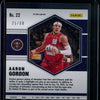 Aaron Gordon 2020-21 Panini Mosaic  Choice Fusion Red Yellow Prizm 25/88