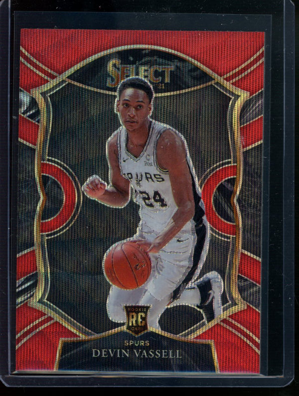 Devin Vassell 2020-21 Panini Select Red Wave Concourse RC