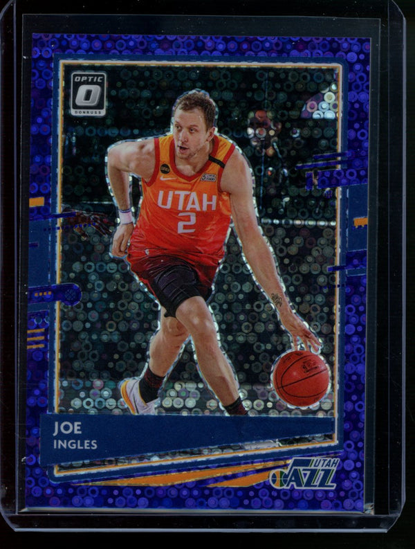 Joe Ingles 2020-21 Panini Donruss Optic Fast Break Purple 72/95