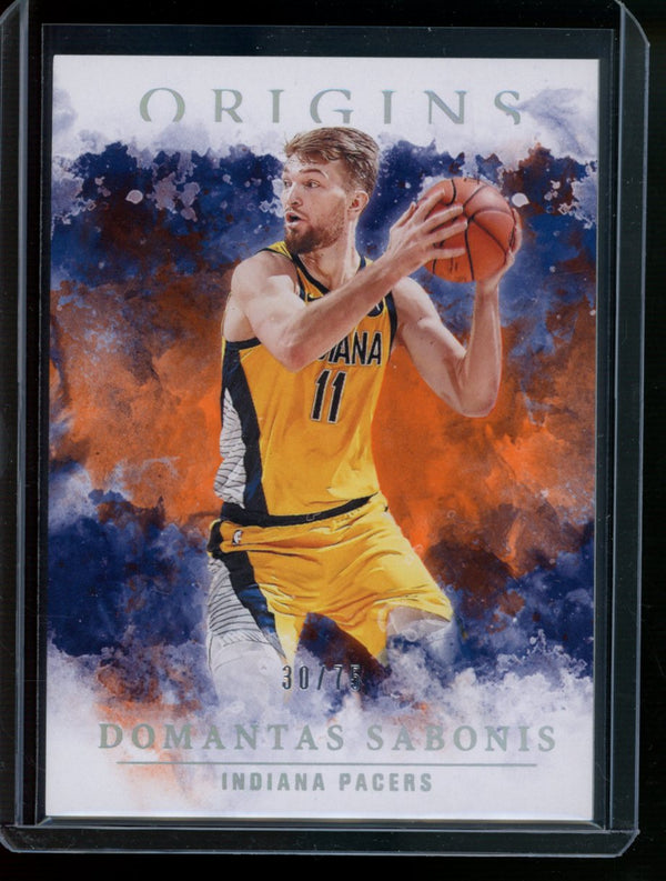 Domantas Sabonis 2020-21 Panini Origins Orange 30/75