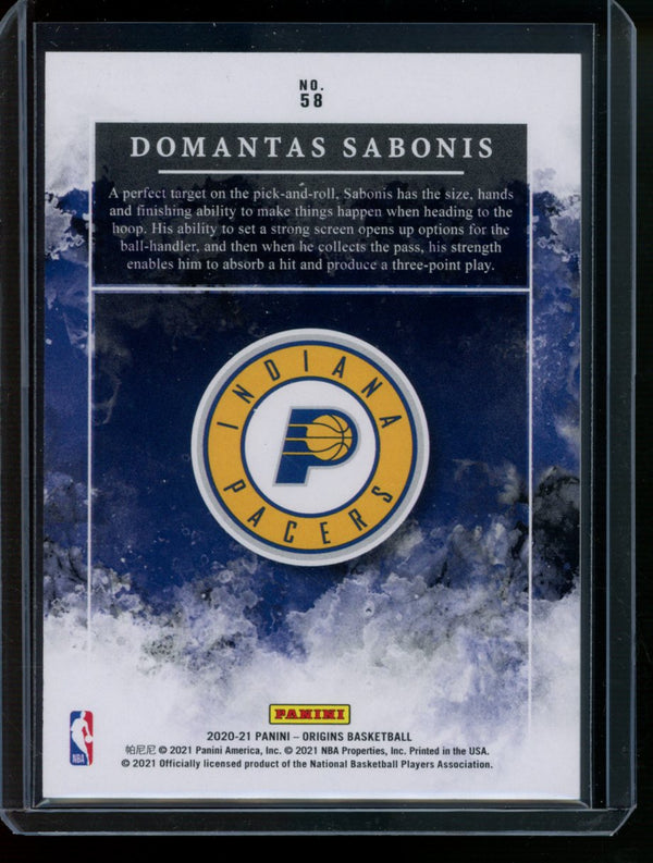 Domantas Sabonis 2020-21 Panini Origins Orange 30/75