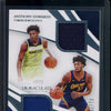 Edwards/Wiseman 2020-21 Panini Immaculate Rookie Relic Dual RC 31/75