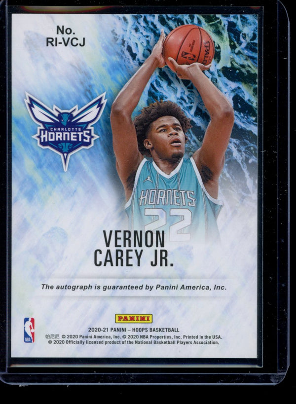 Vernon Carey Jr 2020-21 Panini Hoops Rookie Ink Auto RC