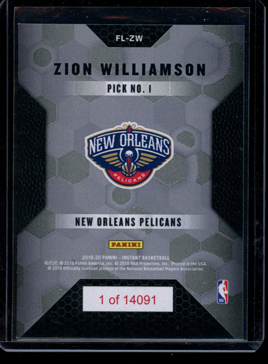 Zion Williamson 2019-20 Panini Instant  /14091 RC