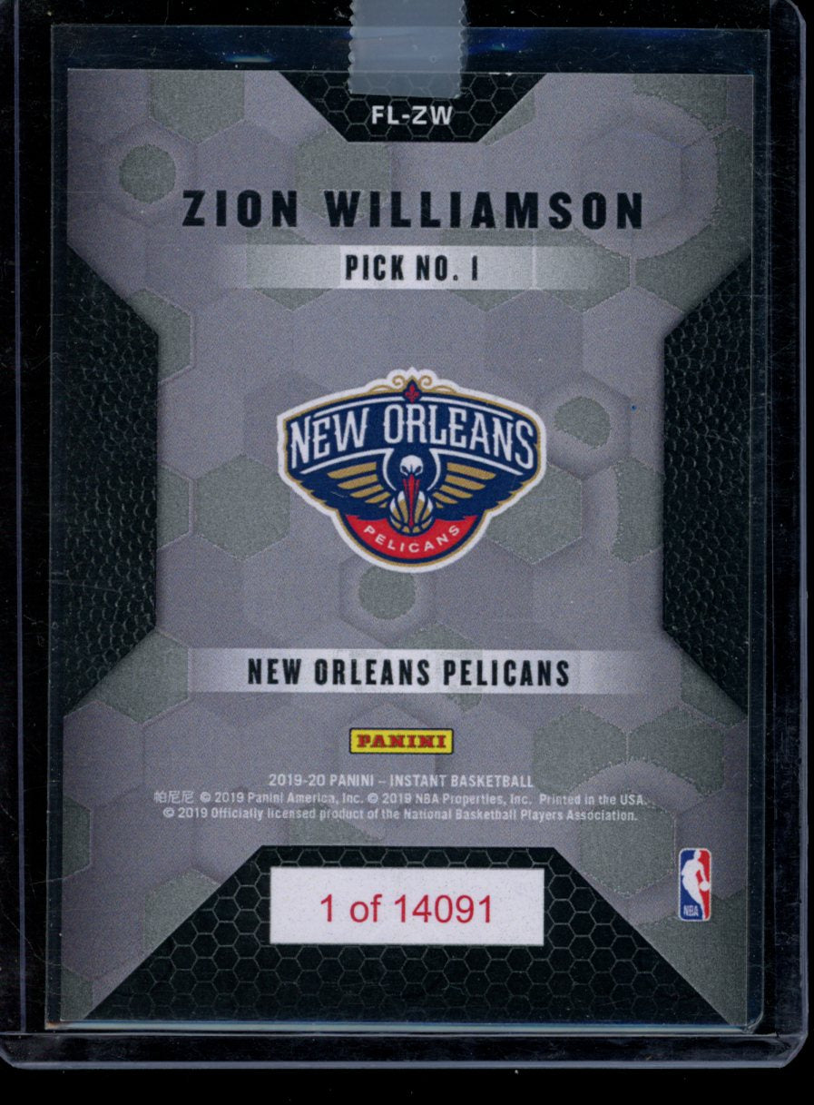 Zion Williamson 2019-20 Panini Instant  /14091 RC