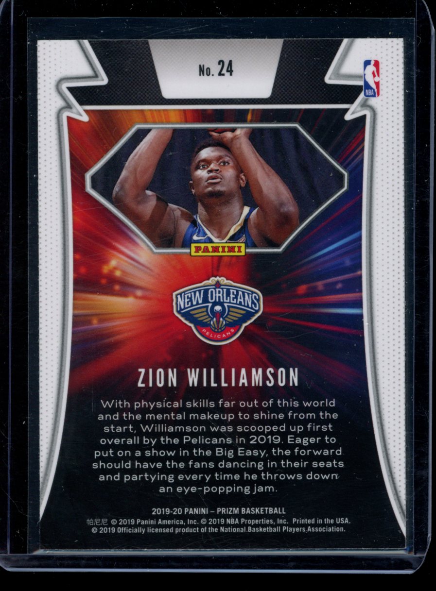 Zion Williamson 2019-20 Panini Prizm Far Out RC