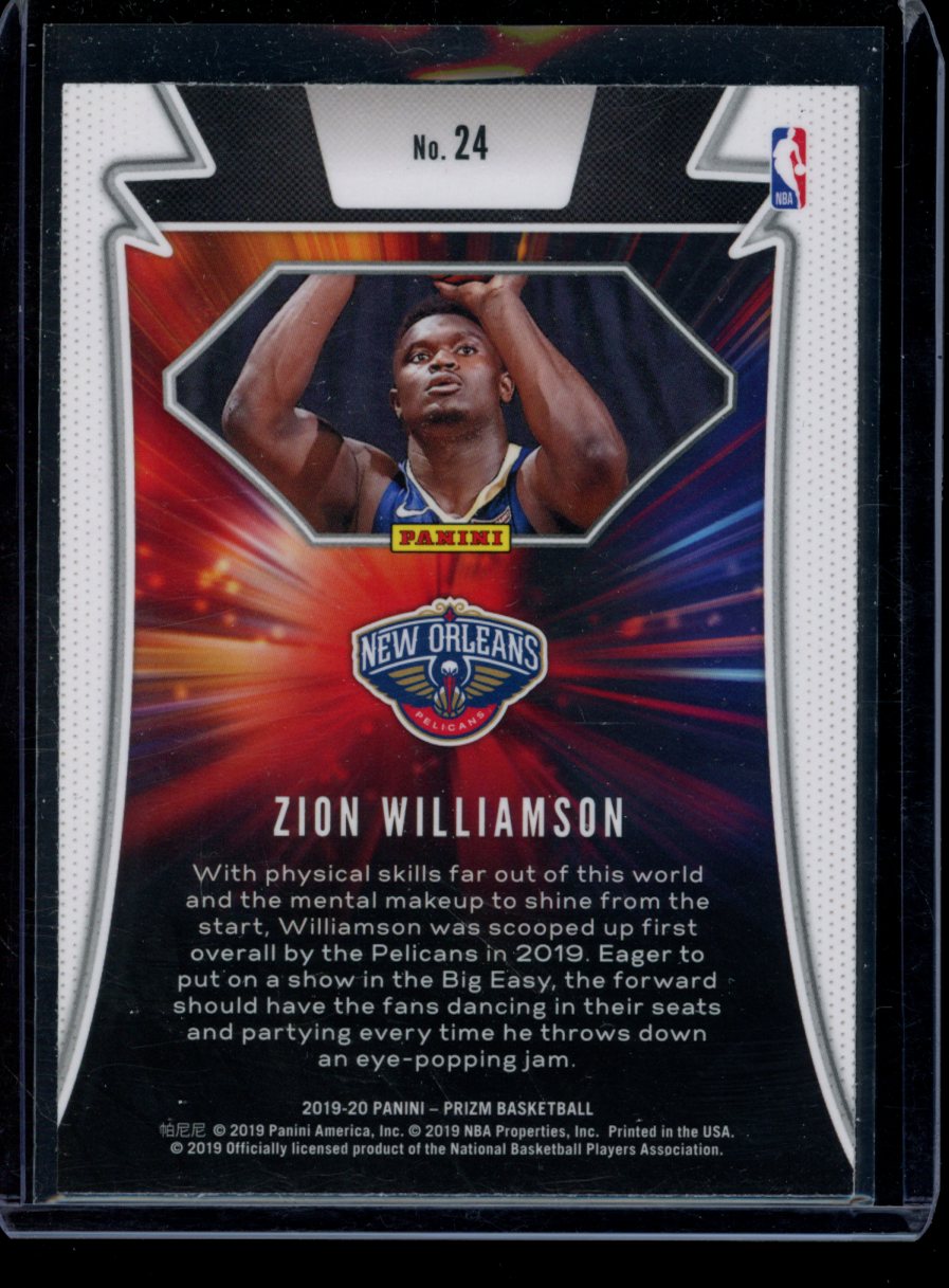 Zion Williamson 2019-20 Panini Prizm Far Out RC