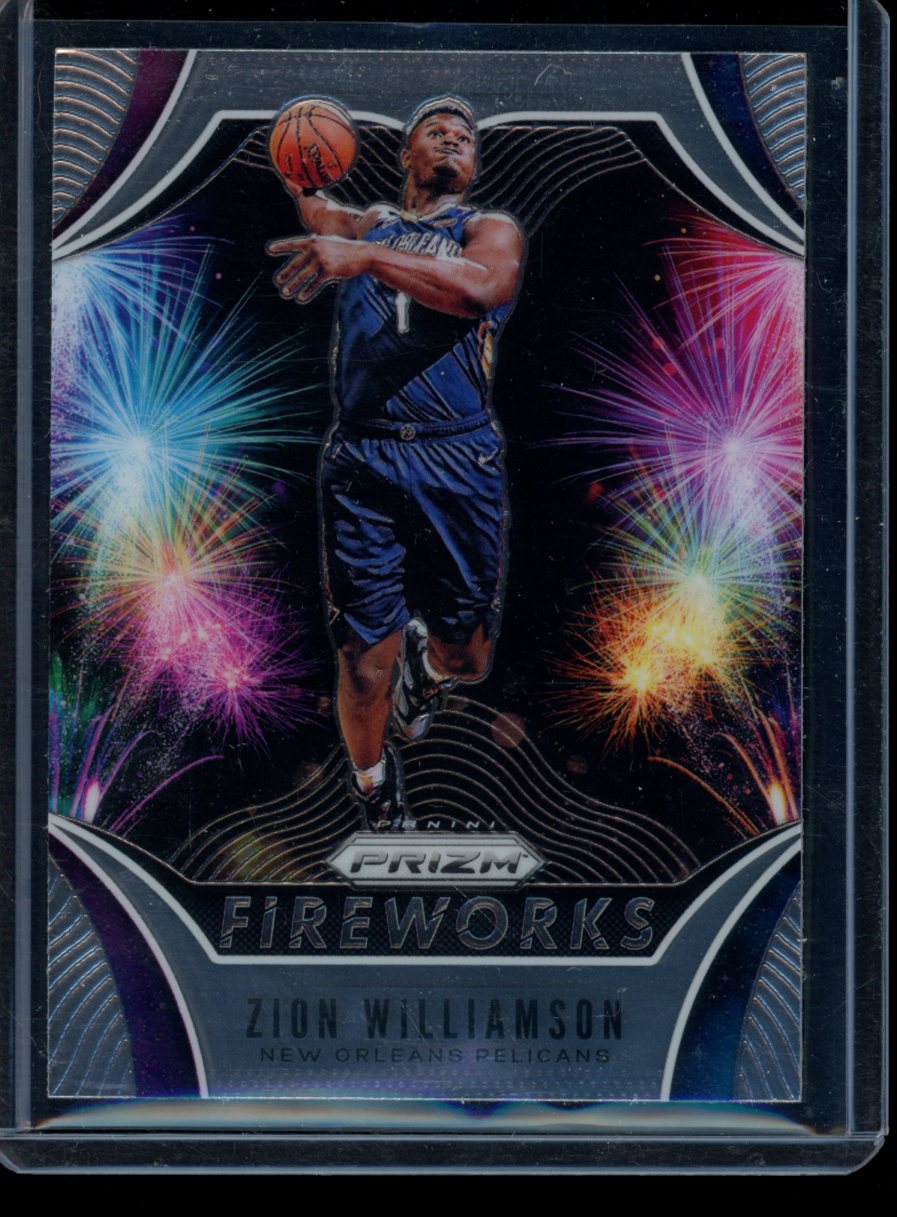 Zion Williamson 2019-20 Panini Prizm Fireworks RC