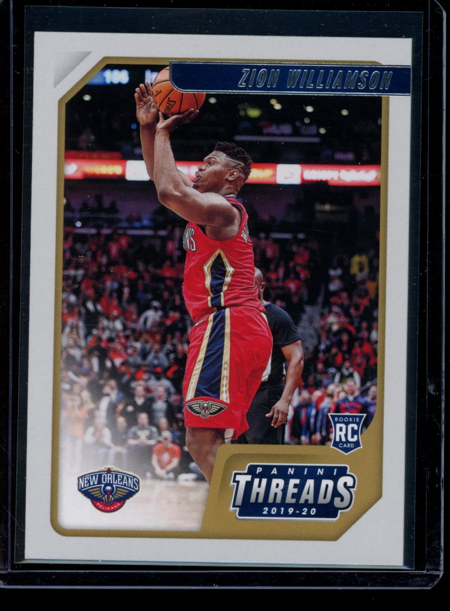 Zion Williamson 2019-20 Panini Chronicles Threads RC