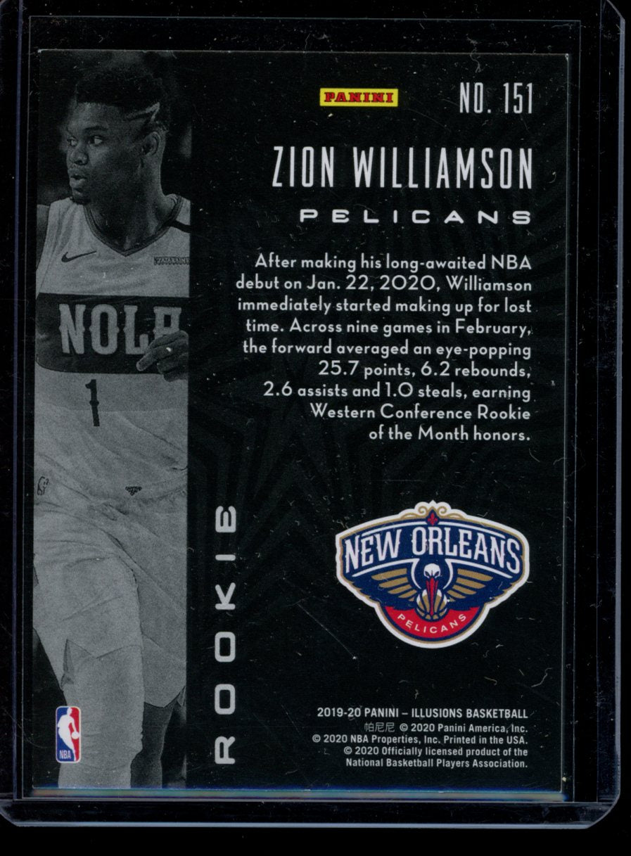 Zion Williamson 2019-20 Panini Illusions  RC