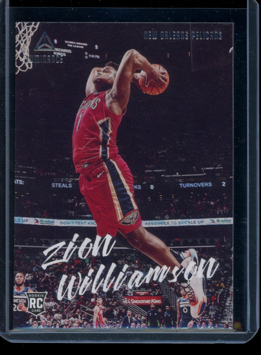 Zion Williamson 2019-20 Panini Chronicles Luminance RC