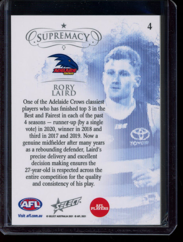 Rory Laird 2021 Select Supremacy Gold Parallel Base 21/90