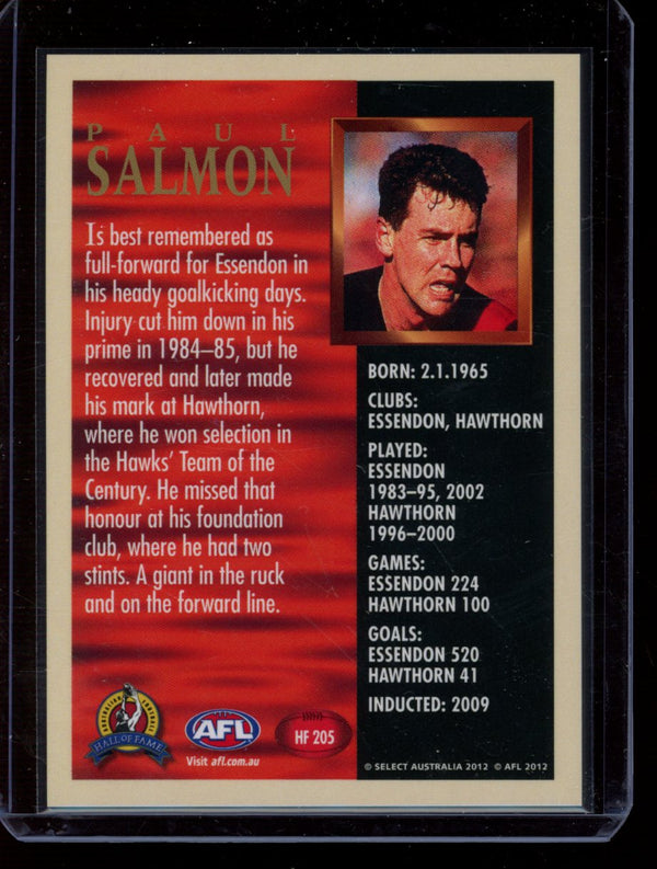 Paul Salmon 2012 AFL Eternity Hall Of Fame