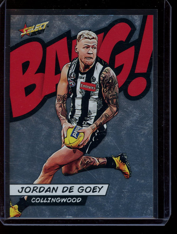 Jordan De Goey 2021 Select Footy Stars Bang 175/210