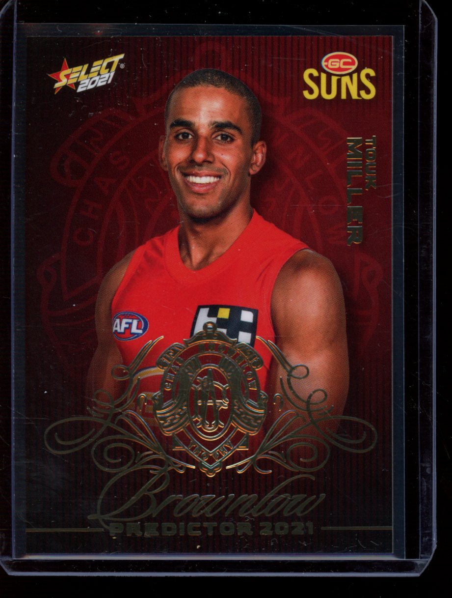 Touk Miller Gold 2021 Select Footy Stars Brownlow Predictor 122/140