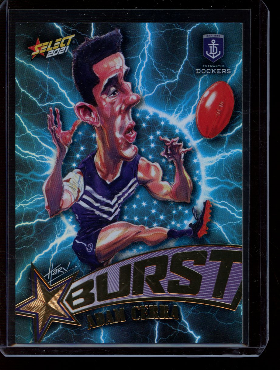 Adam Cerra 2021 Select Footy Stars Lightning Burst 189/210