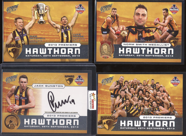 Hawthorn Premiership Redemption 2013 Select Prime Jack Gunston Signature 346/450