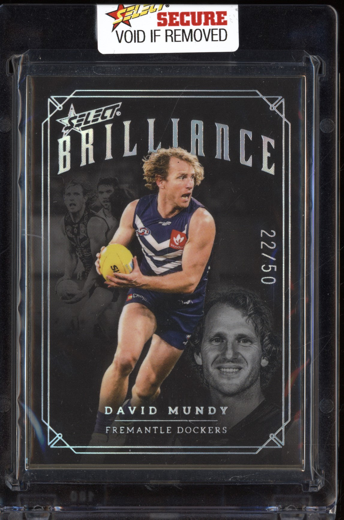 David Mundy 2022 Select Brilliance Platinum Framed 22/50