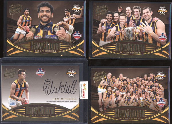 Hawthorn Premiership Redemption 2015 Select Honours 2 Sam Mitchell Signature 390/600