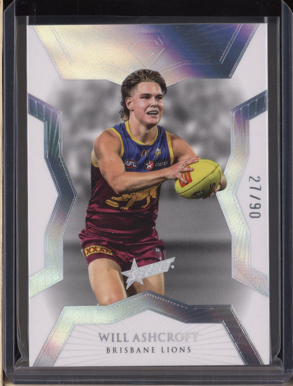 Will Ashcroft 2023 Select Gem G11 Base Brisbane RC 27/90