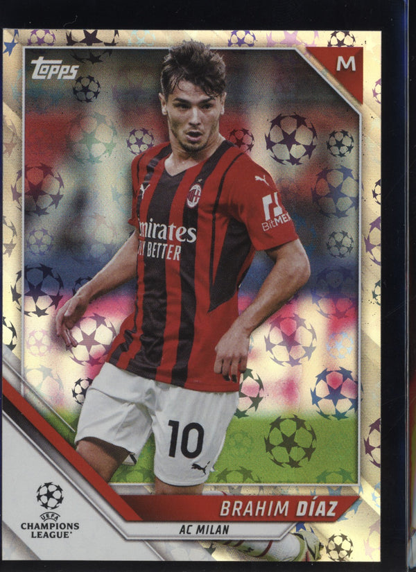 Brahim Diaz 2021/22 Topps UEFA Champions League Starball