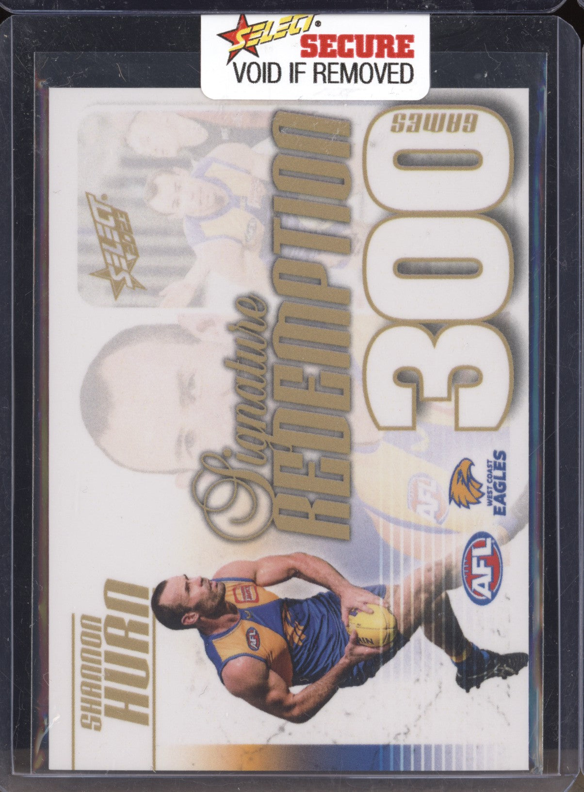 Shannon Hurn 2023 Select Footy Stars CC96SR Case Card Signature 41/50