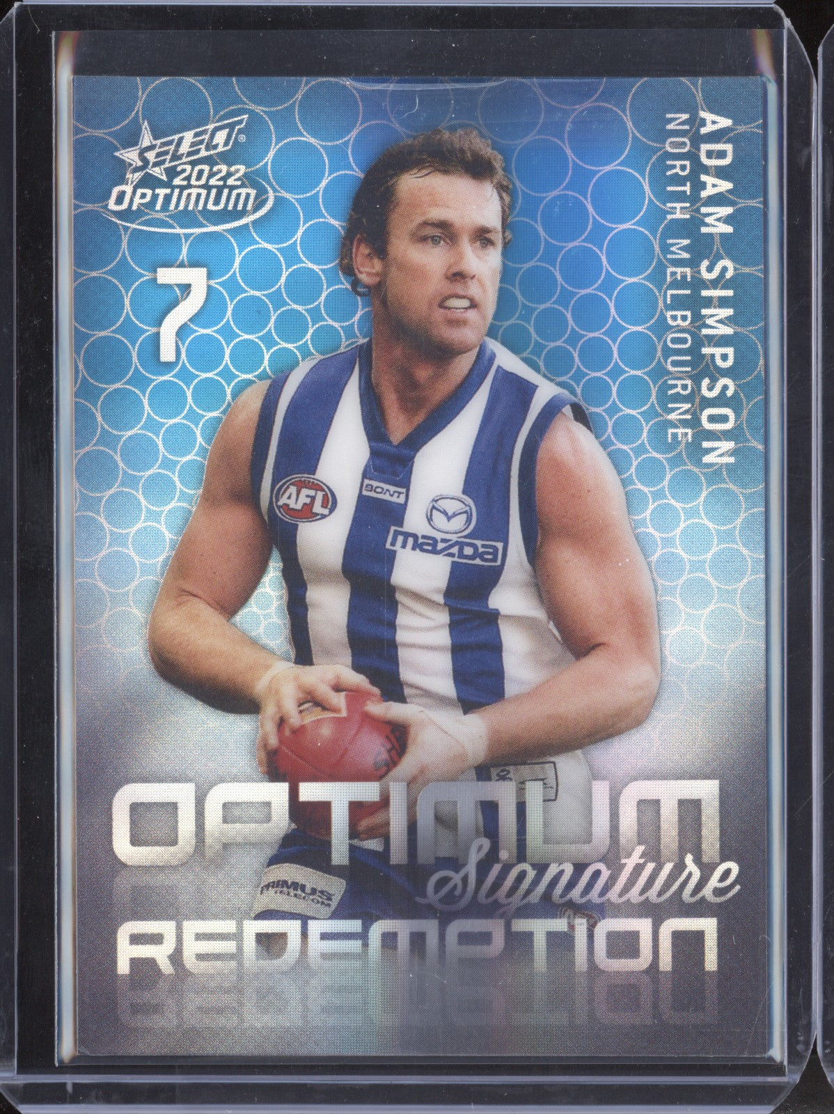 Adam Simpson 2022 Select Optimum OMSR24 Optimum Signature Redemption 05/50