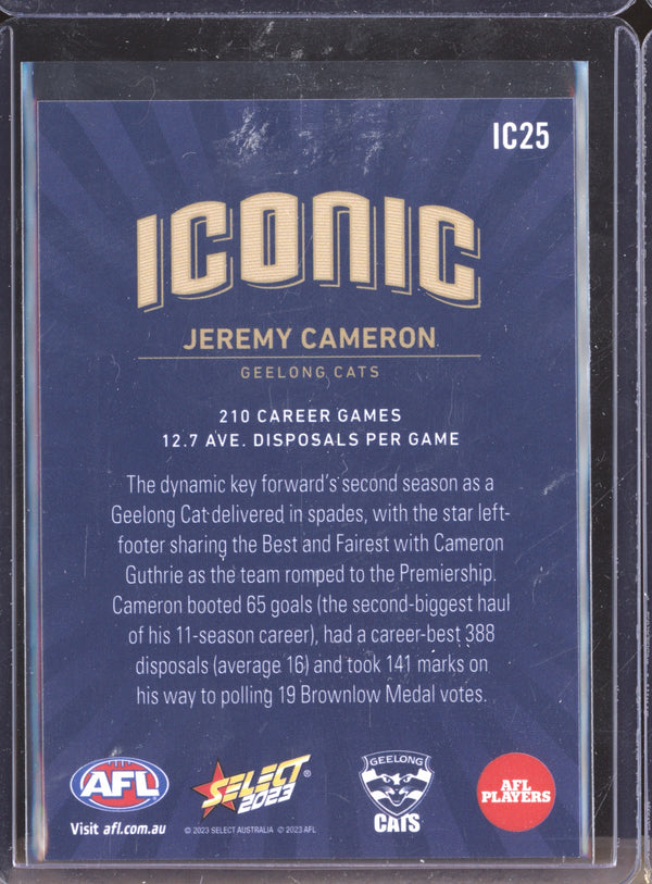 Jeremy Cameron 2023 Select Footy Stars IC25 Iconic 40/70