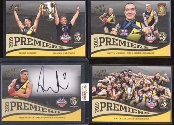 Richmond Premiership Redmeption Gold 2019 Select Dominace Dion Prestia Signature 57/175