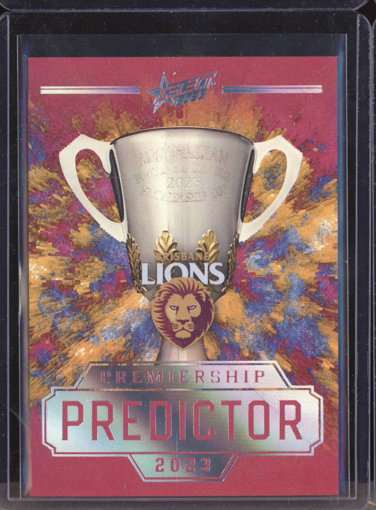 Brisbane Lions 2023 Select Footy Stars PPP2 Premiership Predictor Platinum 33/60