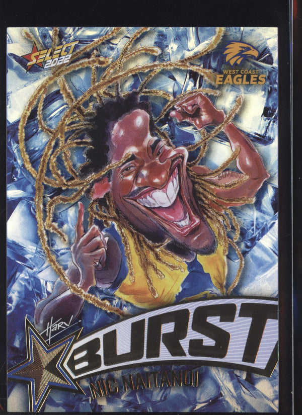 Nic Naitanui 2022 AFL - Select Footy Stars Starburst Ice