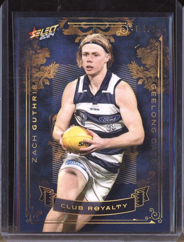 Zach Guthrie 2024 Select Footy Stars CR34 Club Royalty Low 01/99