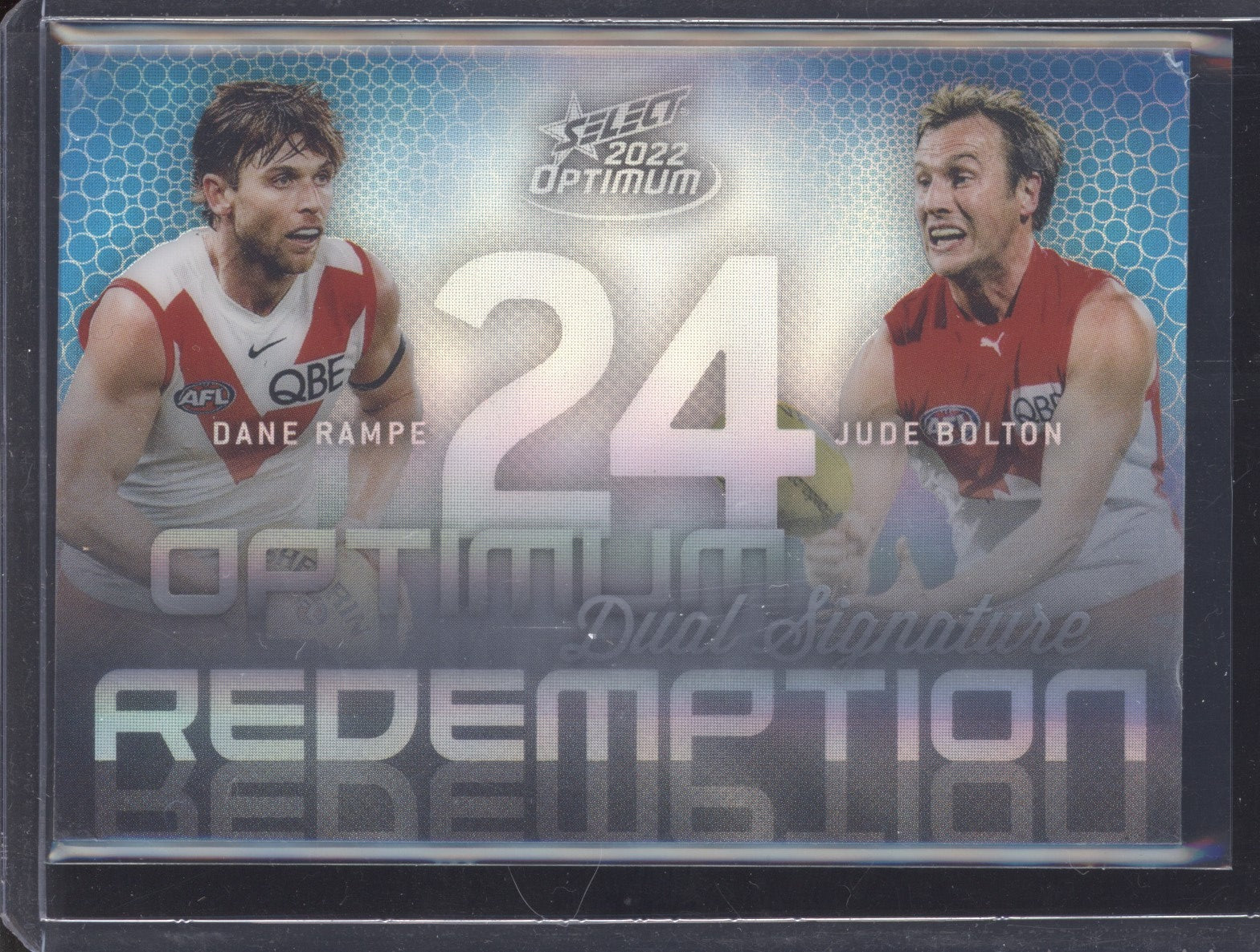 Dane Rampe Jude Bolton 2022 Select Optimum OMDSR16 Optimum Dual Signature Redemption 43/50