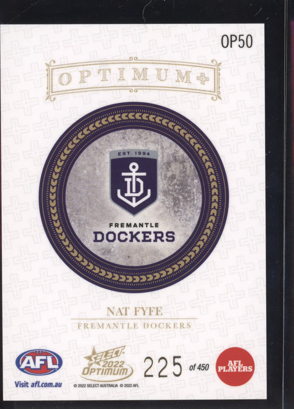 Nat Fyfe 2022 Select Optimum OP50 Optimum Plus 225/450