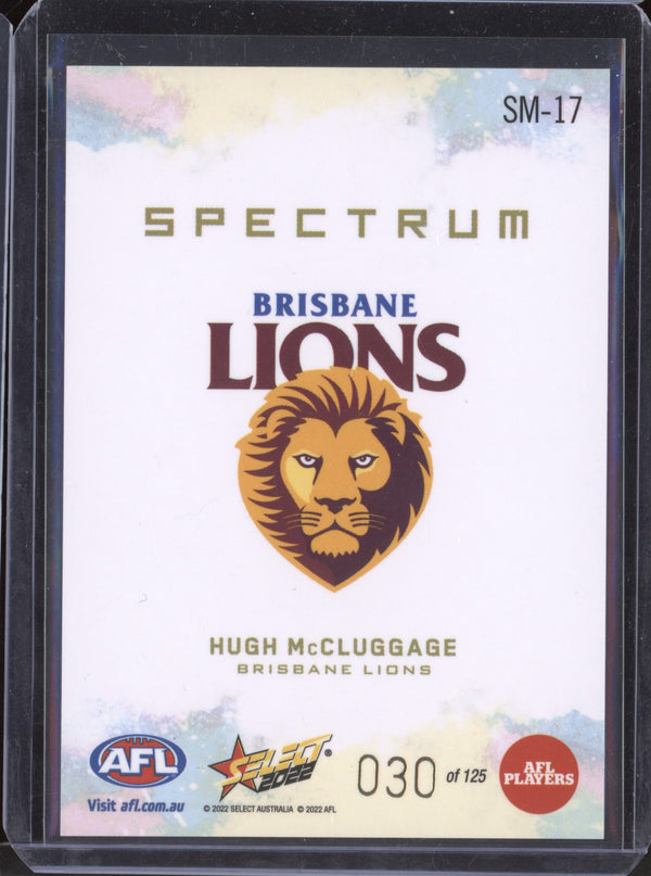 Hugh McCluggage 2022 Select Footy Stars SM-17 Spectrum 30/125