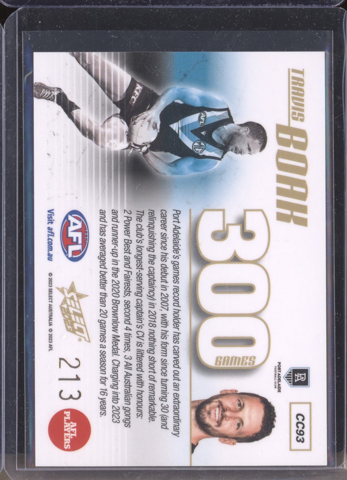 Travis Boak  2023 Select Footy Stars CC93 Case Card 213