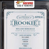 Miller Bergman 2022 Select Supremacy Rookies RPB38 Platinum Blue RC 58/75