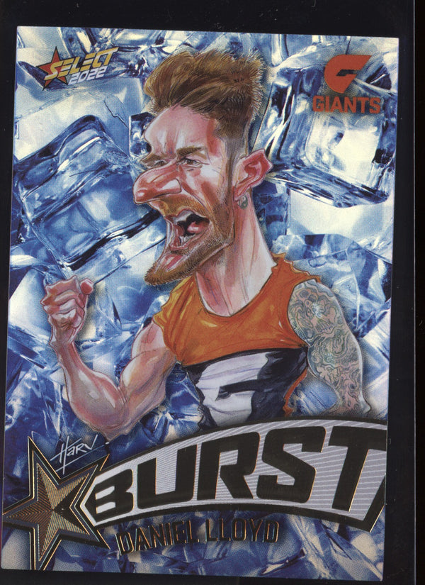 Daniel Lloyd 2022 AFL - Select Footy Stars Starburst Ice