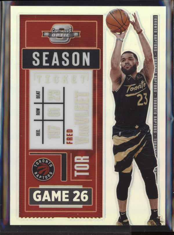 Fred VanVleet 2020-21 Panini Contenders Optic Silver