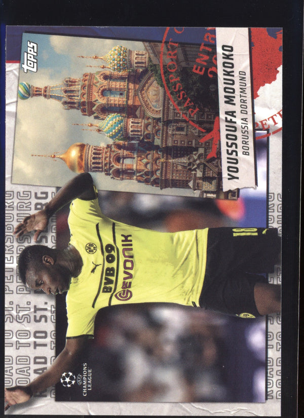 Youssoufa Moukoko 2021/22 Topps UEFA Champions League Road to St. Petersburg