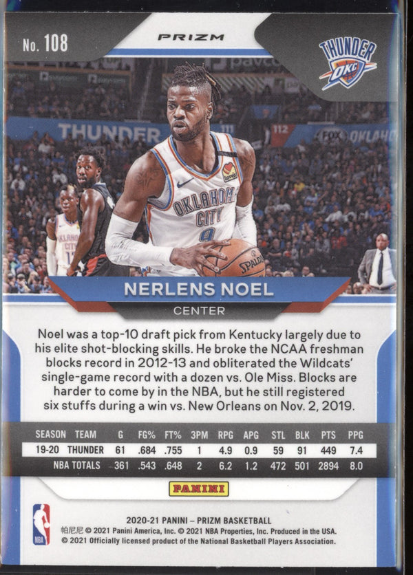 Nerlens Noel 2020/21 Panini Prizm Blue Wave