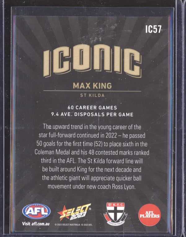 Max King 2023 Select Footy Stars IC57 Iconic 62/70