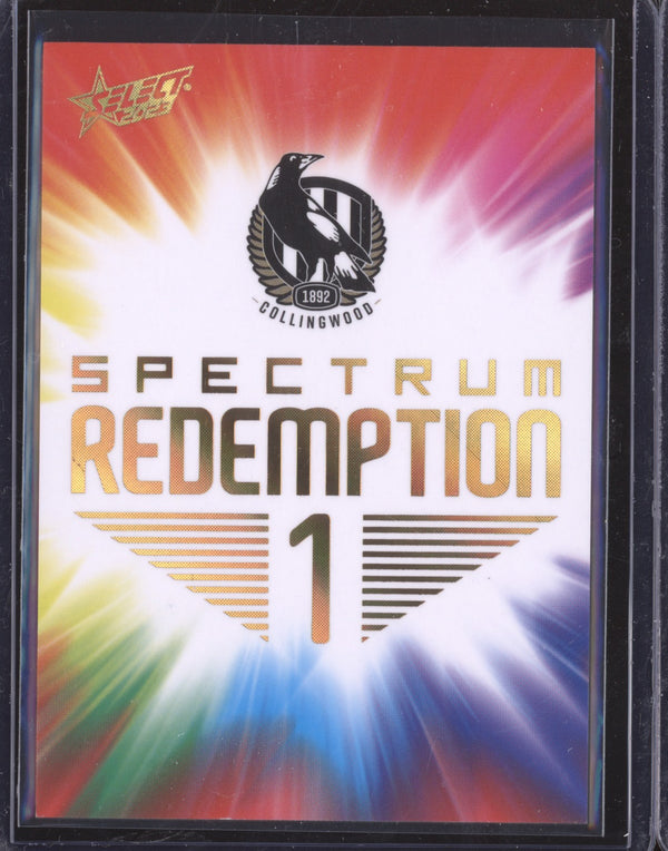 Collingwood 2023 Select Footy Stars SR-CO1 Spectrum 1 Redemption 44/125