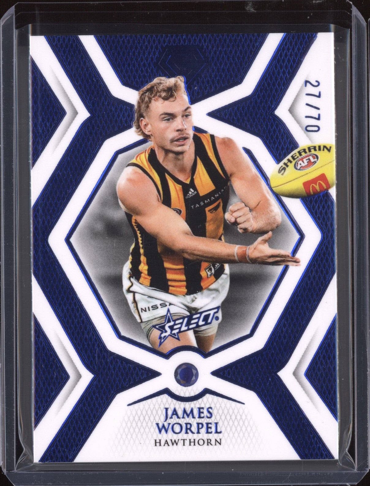 James Worpel 2023 Select Gem GS40 Sapphire Hawthorn 27/70