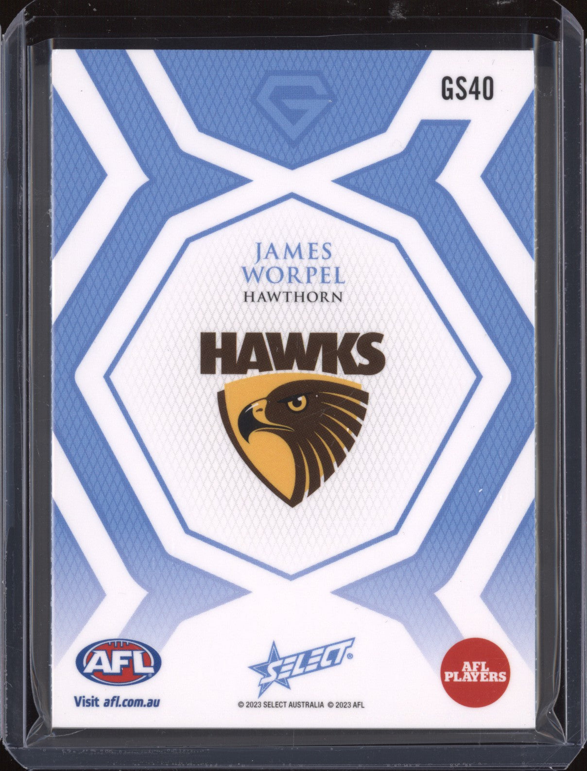 James Worpel 2023 Select Gem GS40 Sapphire Hawthorn 27/70