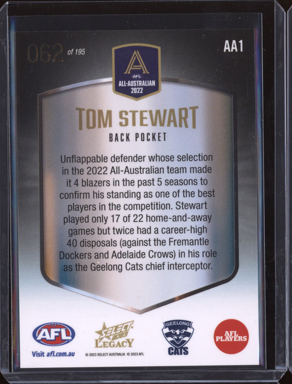 Tom Stewart 2023 Select Legacy AFL AA1 2022 All-Australian 62/195